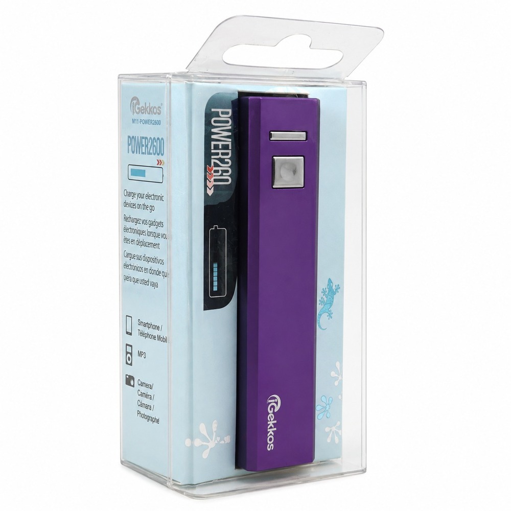 2600mAh Portable Power Bank External Backup Battery USB Charger For Cell Phone